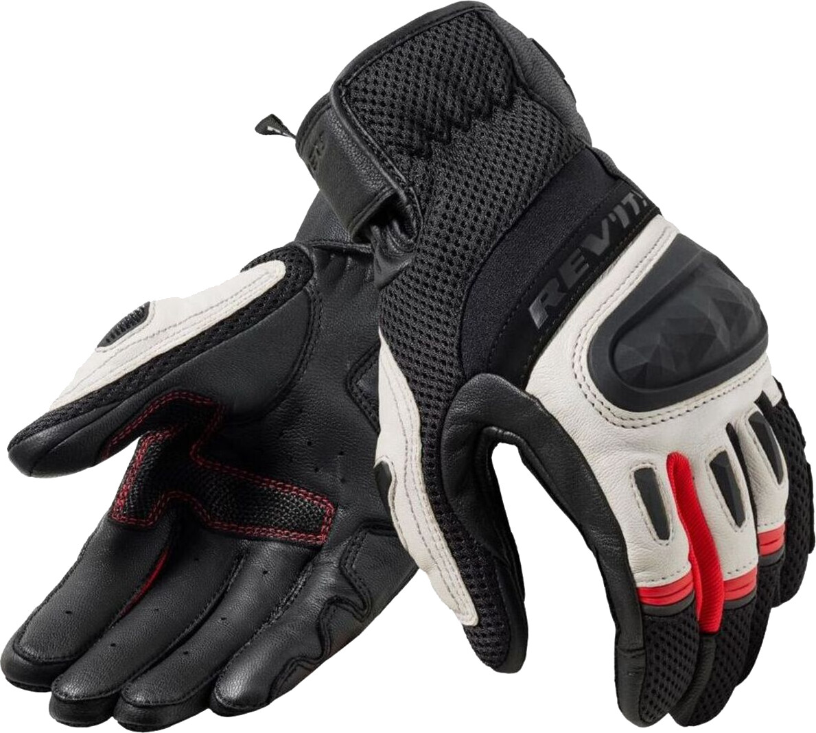 REV'IT! Dirt 4 Gloves black/white/red