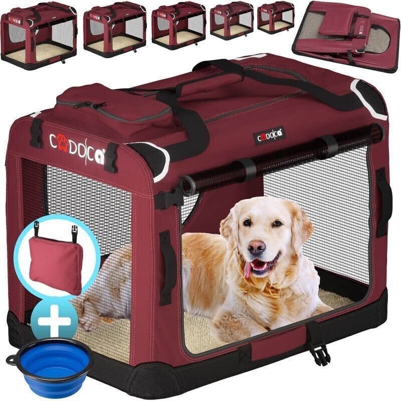 Cadoca Transportbox Foldable XL Dark Red