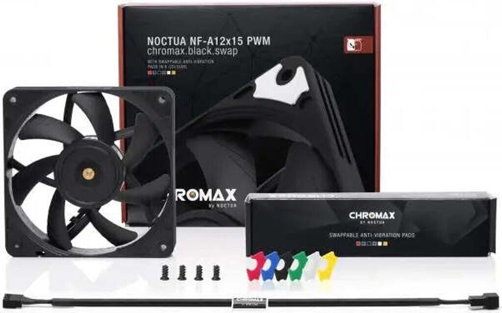 NF-A12x25 PWM choromax.black.swap 2個 Noctua NF-A12x25 PWM