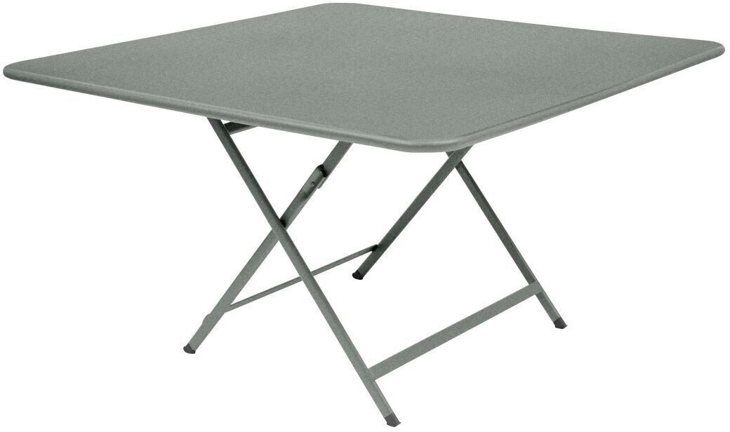 Fermob Table Caractère 128 x 128 cm gris lapili