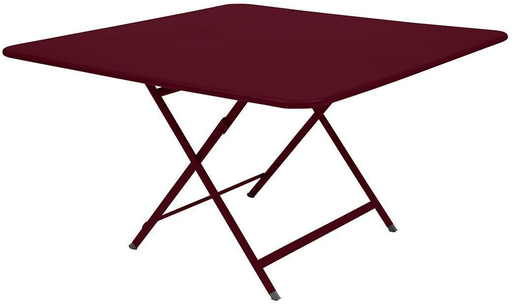 Fermob Table Caractère 128 x 128 cm cerise noirw