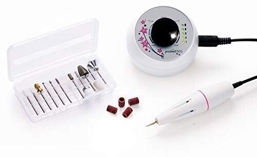 Promed 502 electric nail file incl. bit set