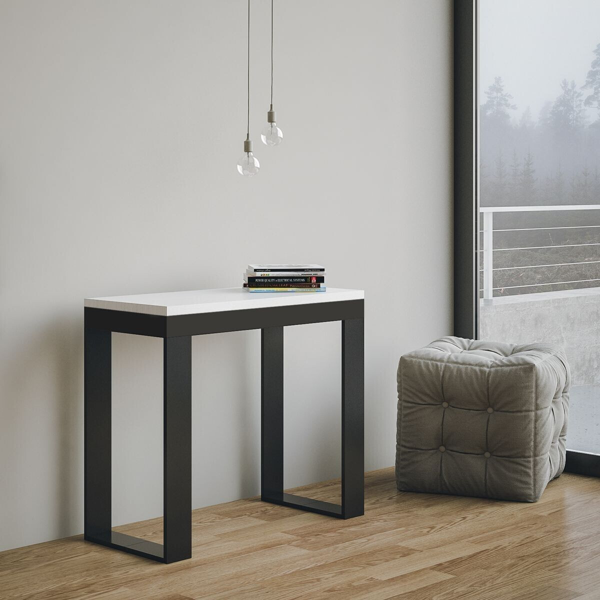 Itamoby Console Tecno Evolution White Ash 90x40/90x300