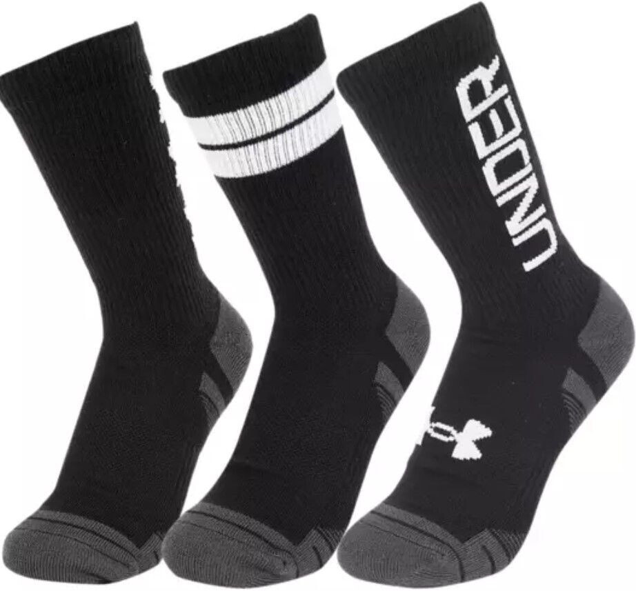 Black under armour socks store