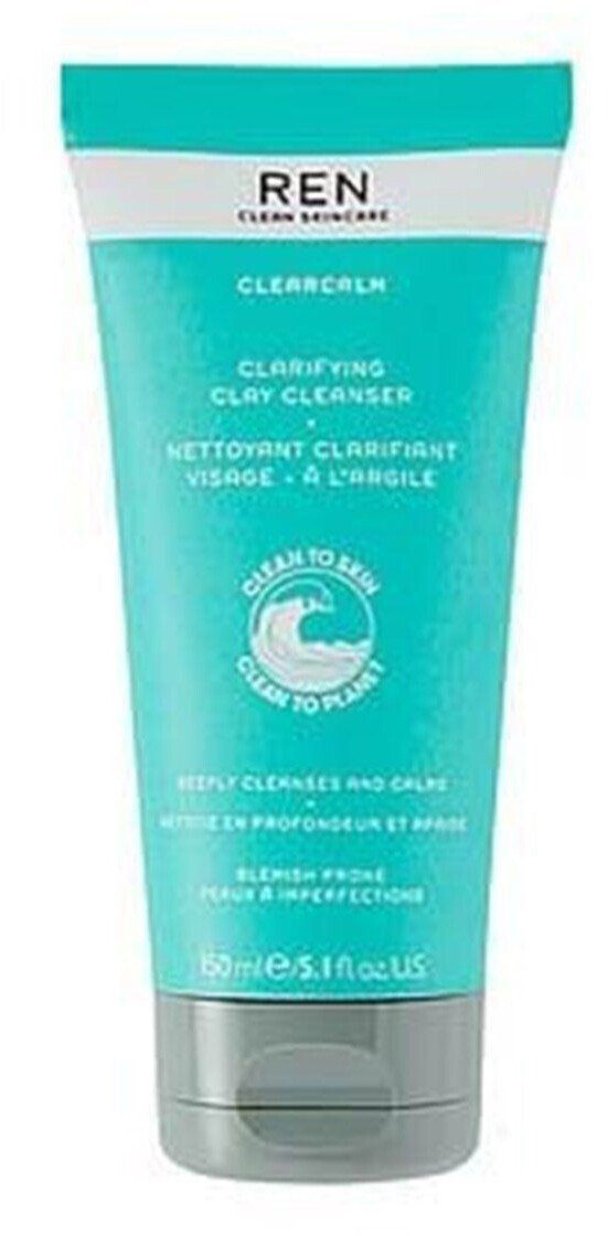 REN Clear Calm 3 Clarifying Clay Cleanser (150ml)