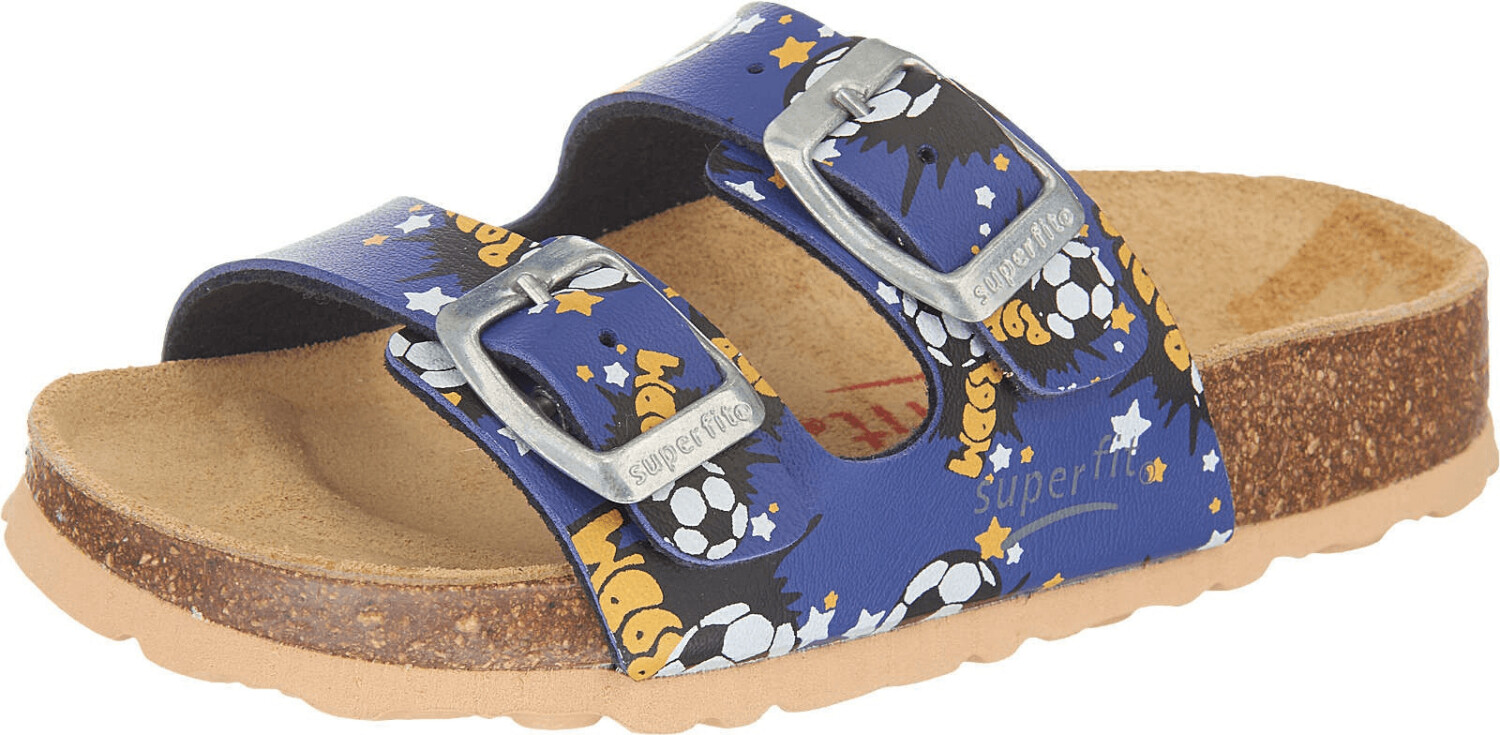Superfit Fussbettpantoffel, Sandali Bambini e Ragazzi, Blue 115, 24 EU