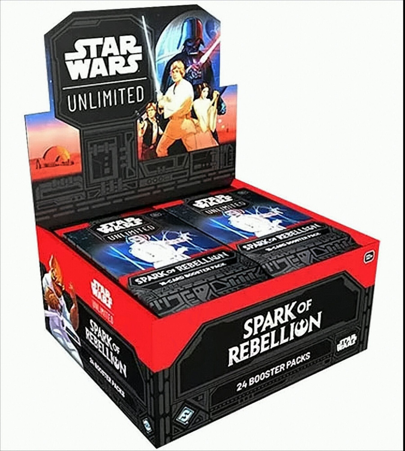 Fantasy Flight Games Star Wars Unlimited - Spark of Rebellion 24er Booster-Display (EN)
