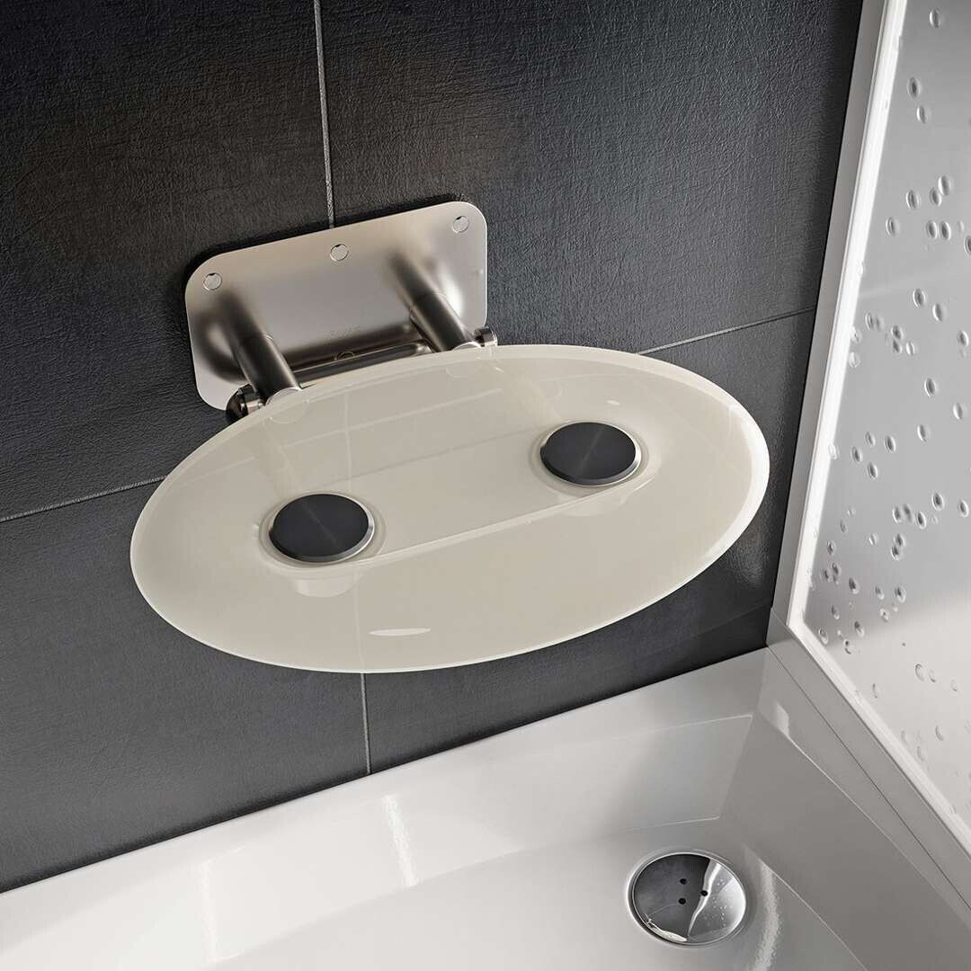 Ravak Ovo P II shower seat clear 41 x 35 cm (B8F0000048)