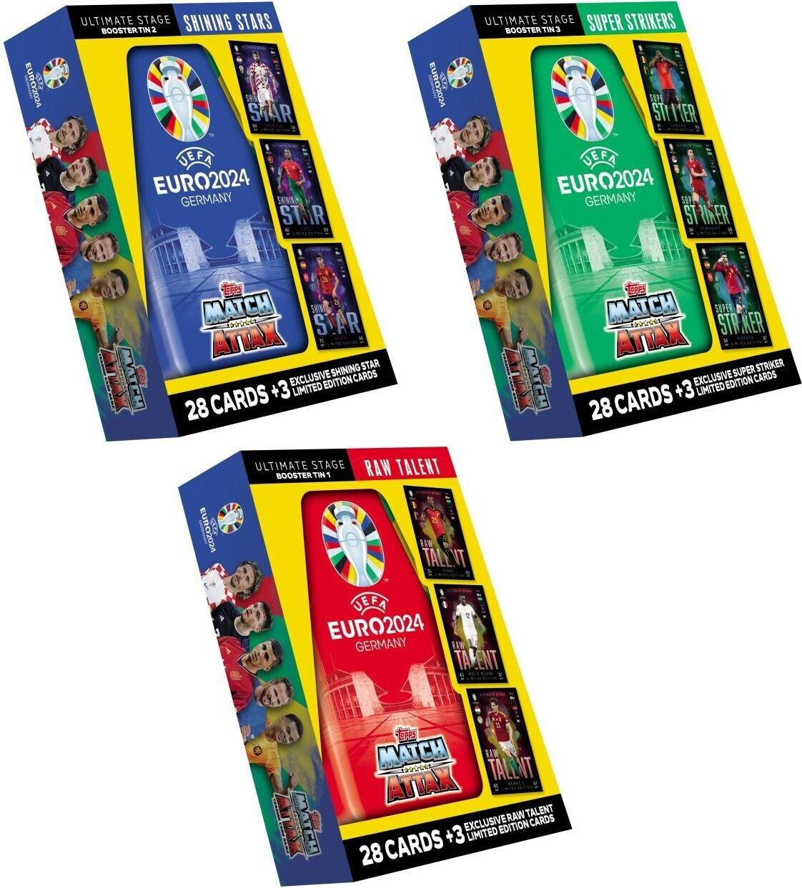 Topps Match Attax Booster Tin Euro 2024 ab € 9,99 Preisvergleich bei