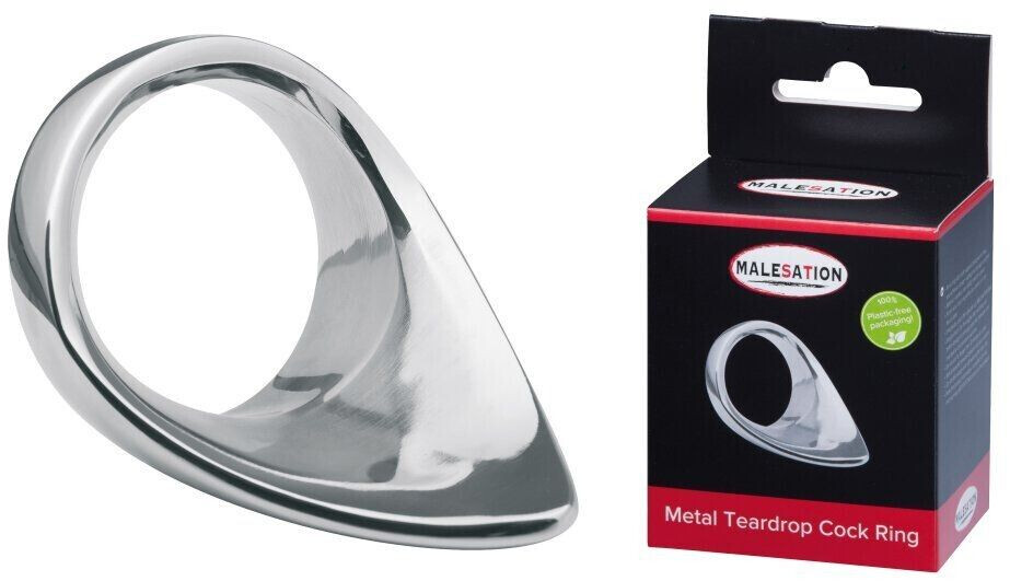 Malesation Metal Teardrop Cock Ring