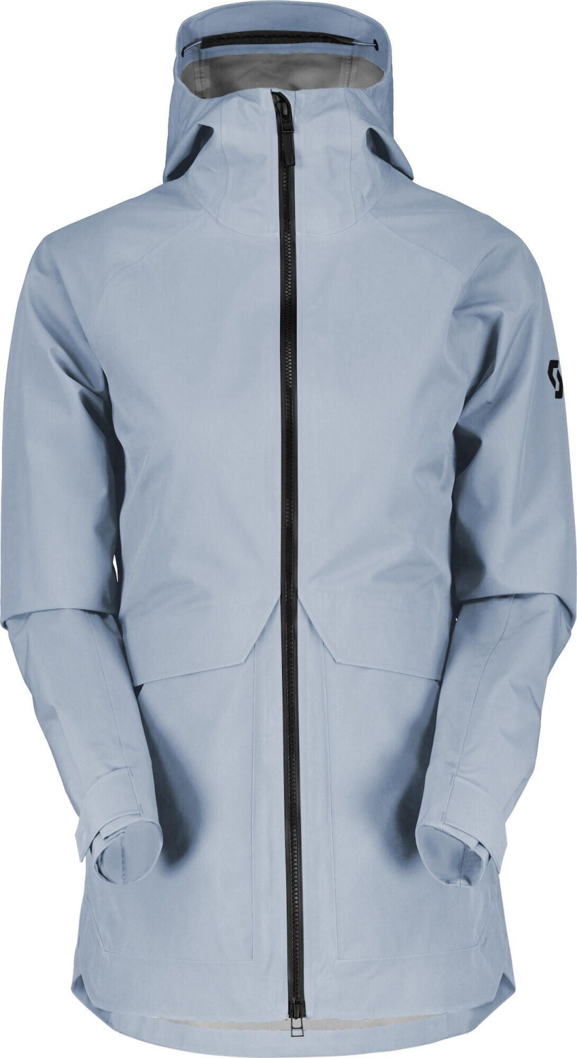 Scott Jacket W's Tech Coat 3L glace blue (6849)