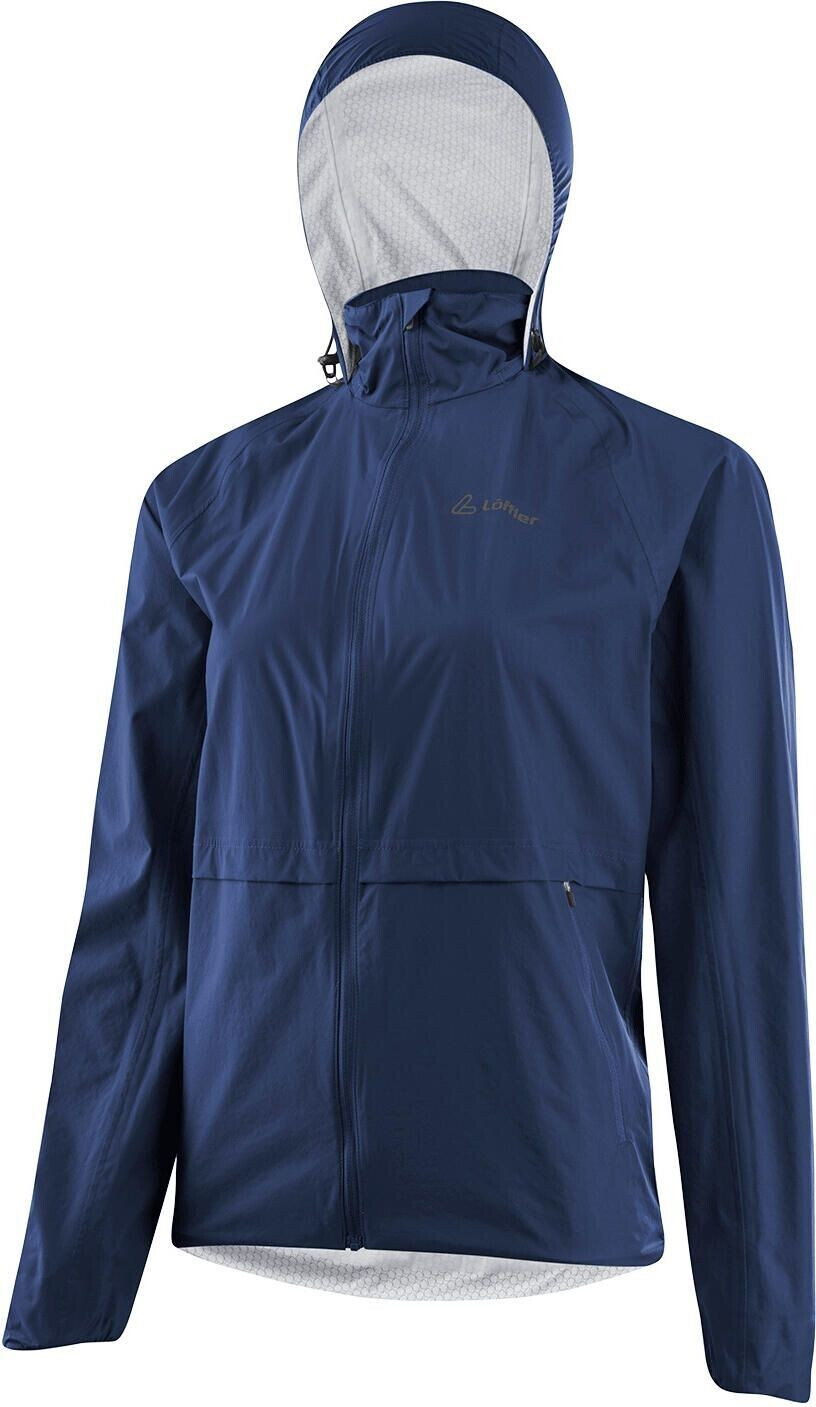 Löffler Women Jacket With Hood CF WPM Pocket dark blue (495)