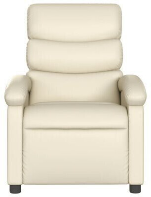 vidaXL Relaxation and Massage Armchair Imitation-Leather Beige (371721)