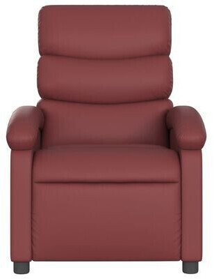 vidaXL Relaxation and Massage Armchair Imitation-Leather Wine Red (371724)