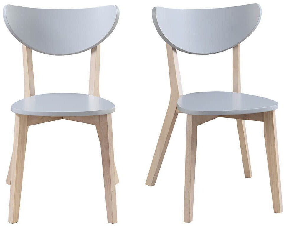 Miliboo Lot de 2 Chaises Scandinaves Leena