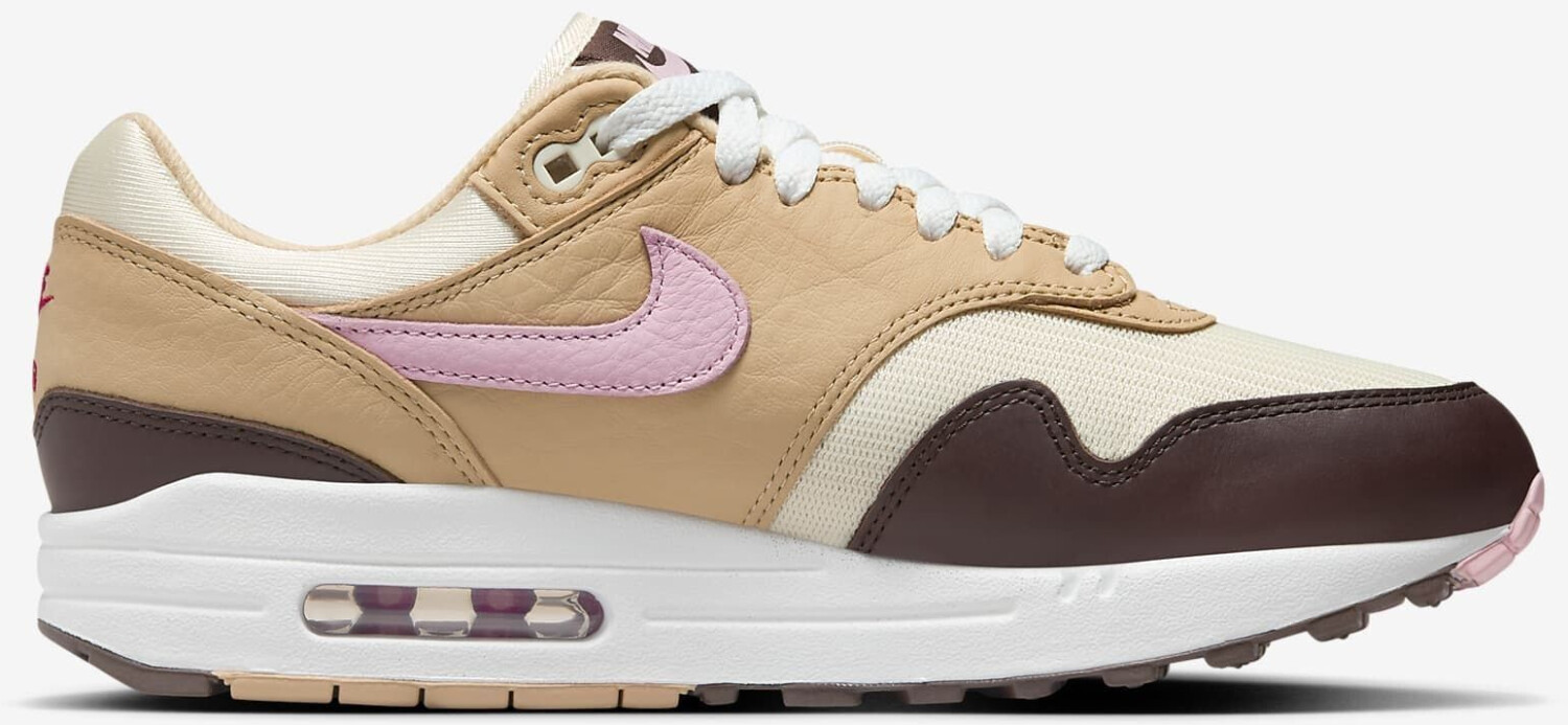 Nike air max 1 trainers baroque brown golden beige cheap