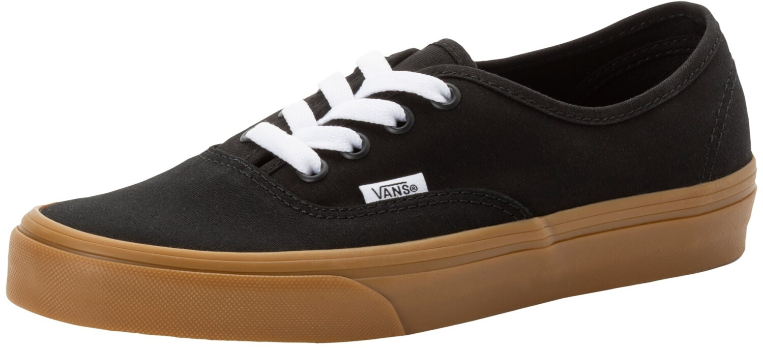 Vans classic black gum sole on sale