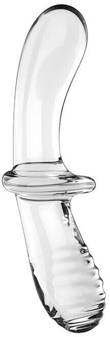 Satisfyer Double Crystal Glass Dildo transparent