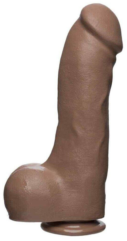Doc Johnson Master D with Balls Firmskyn Caramel 33 cm