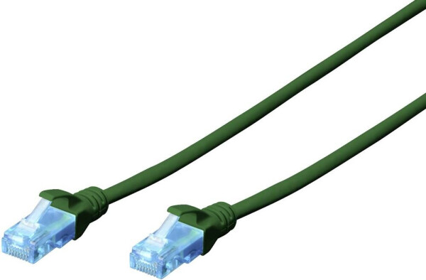 Digitus CAT 5E U/UTP Patchkabel 0,5m grün