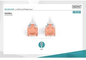 Digitus CAT 6 U/UTP Patchkabel 2m grau, Bild 2
