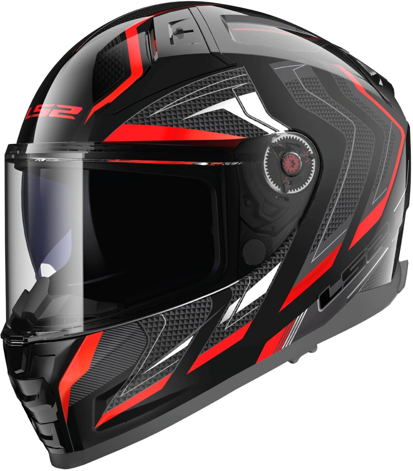 LS2 FF811 Vector II Alizer matt black/red
