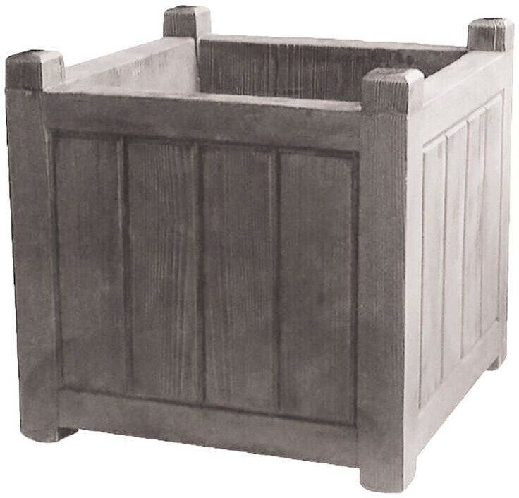 EDA Charme carrée 67 L gris cérusé