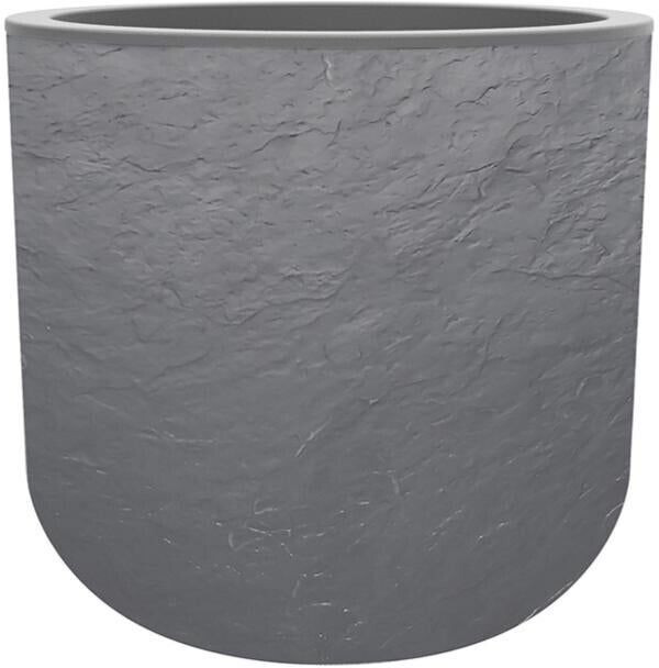 EDA Pot rond Volcania'Up 40 cm 32,5 L gris galet