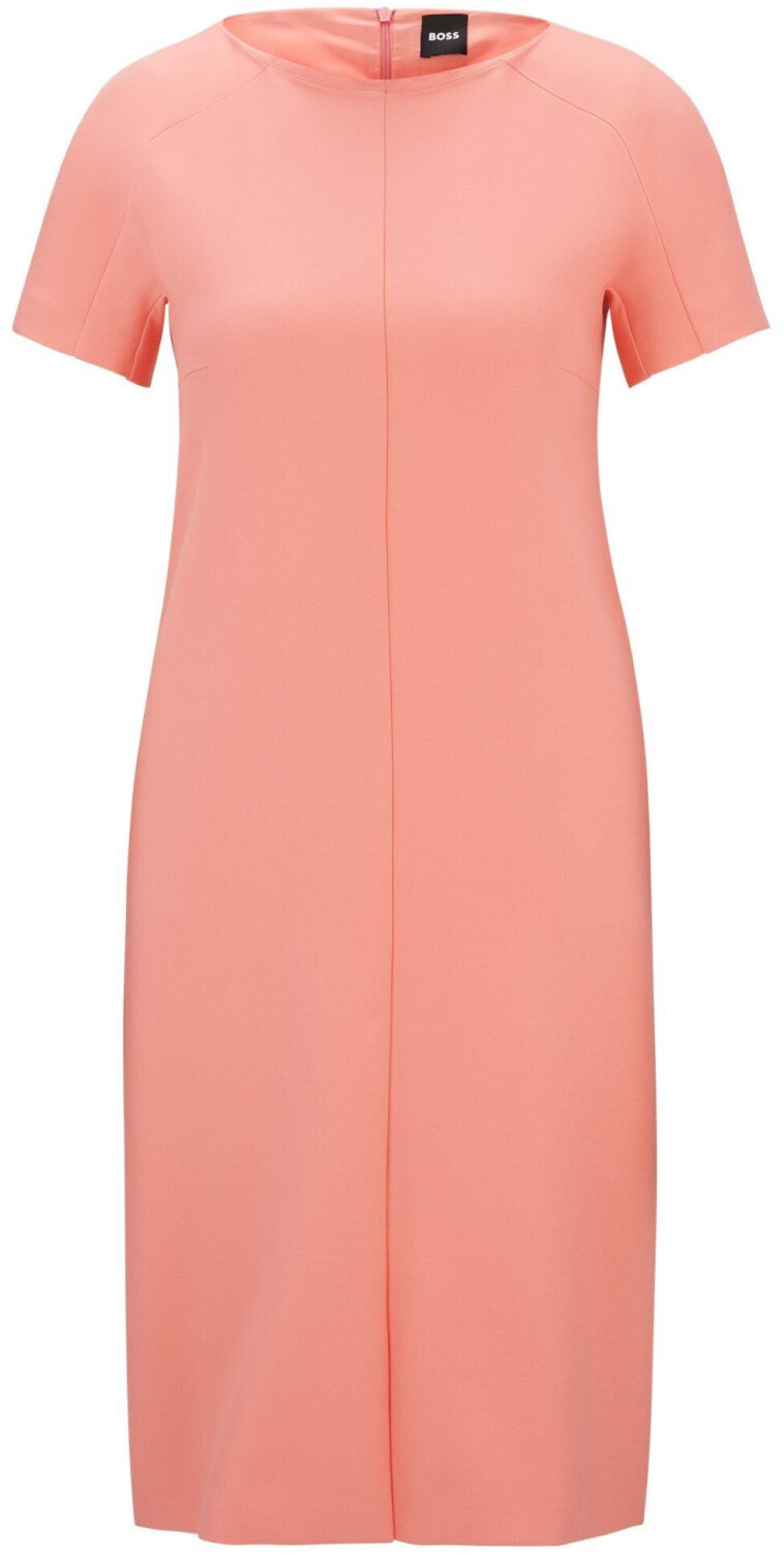 Hugo Boss Short-sleeved dress made from an elasticated material mix (50513442) red