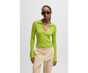Hugo Boss Slim-Fit Polopullover aus geripptem Krepp (50507957) ab 