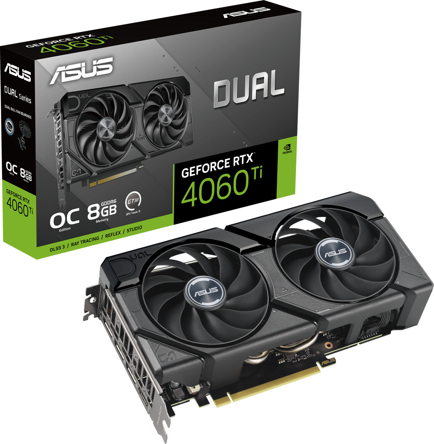 Asus GeForce RTX 4060 Ti 8G Dual EVO OC