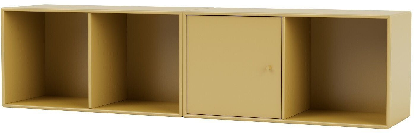Montana LINE wall shelf 139x30x35 cm Cumin 162