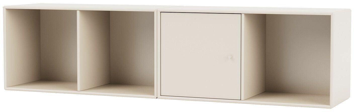 Montana LINE wall shelf 139x30x35 cm Oat 165