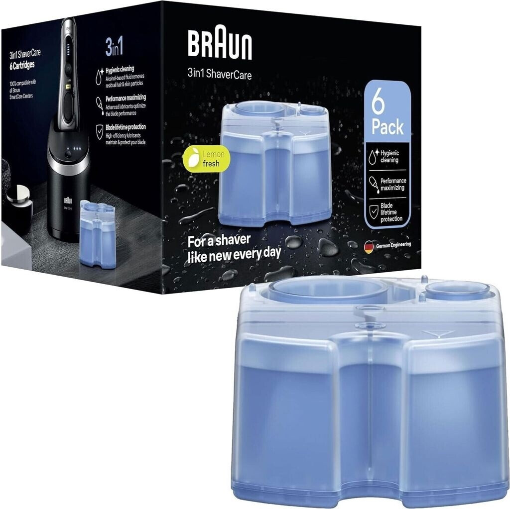 Braun 3in1 ShaverCare Refill Cartridge Lemon Fresh (6 pcs)