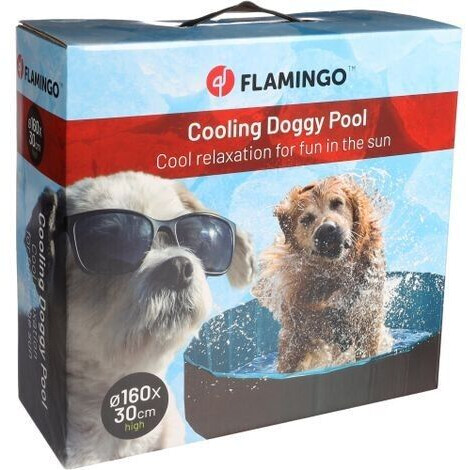 Flamingo Piscine pour chien Pool 160x30cm Blue/Grey Flamingo Piscine pour chien Pool 160x30cm Blue/Grey