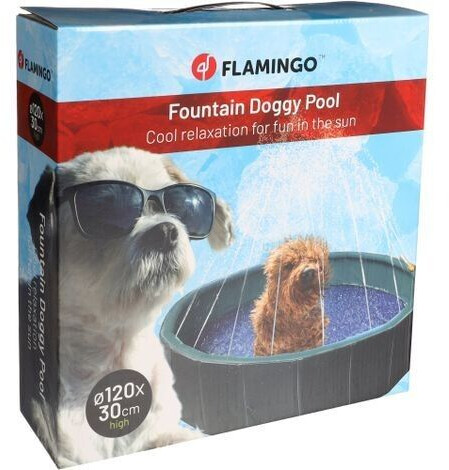 Flamingo Piscine pour chien 120x30cm Blue/Grey