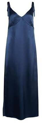 Esprit Satin midi shift dress (103EO1E317) grey blue