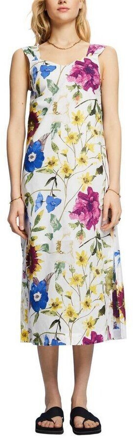 Esprit Midi dress with pattern (053EO1E308) white