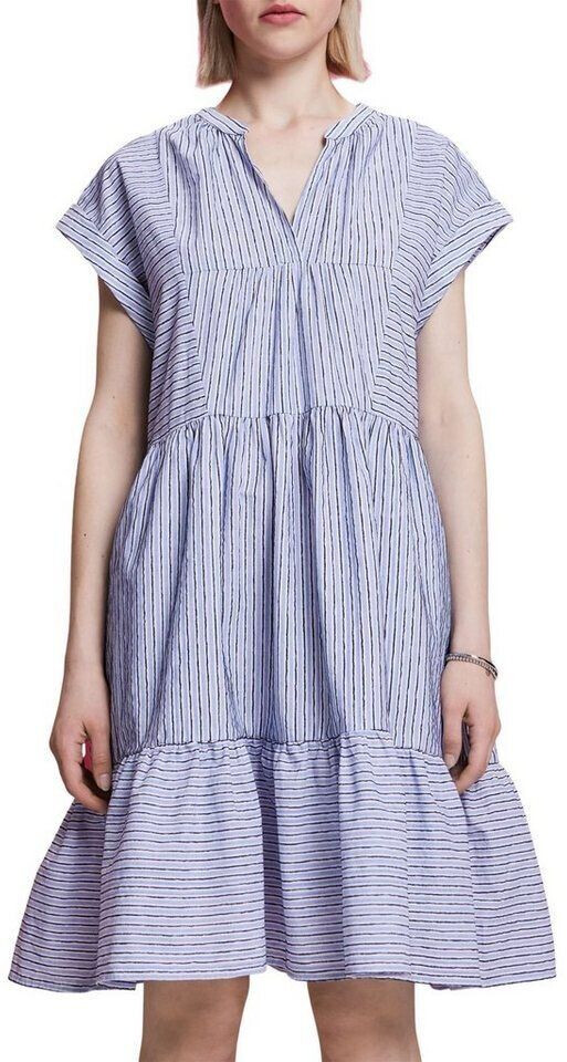 Esprit Striped dress (053EE1E304) bright blue
