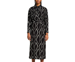 Esprit hemdblusenkleid schwarz