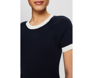 esprit strickkleid navy