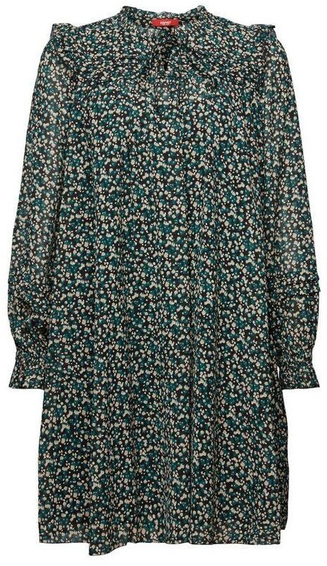 Esprit Patterned chiffon mini dress (103EE1E341) black