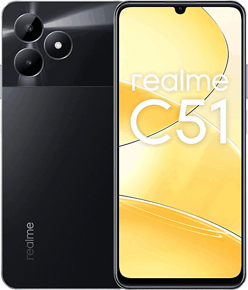 Realme C51 6 Go 256 Go noir carbone