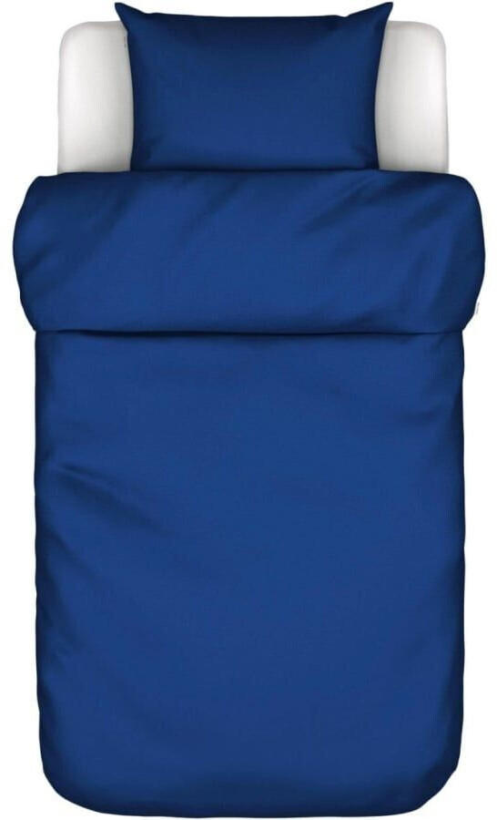 Eddie Bauer Bettwäsche-Set Baumwollperkal – Karo Marineblau, King, 3-teilig (Bettlaken, Spannbetttuch, 2 Kissenbezüge)