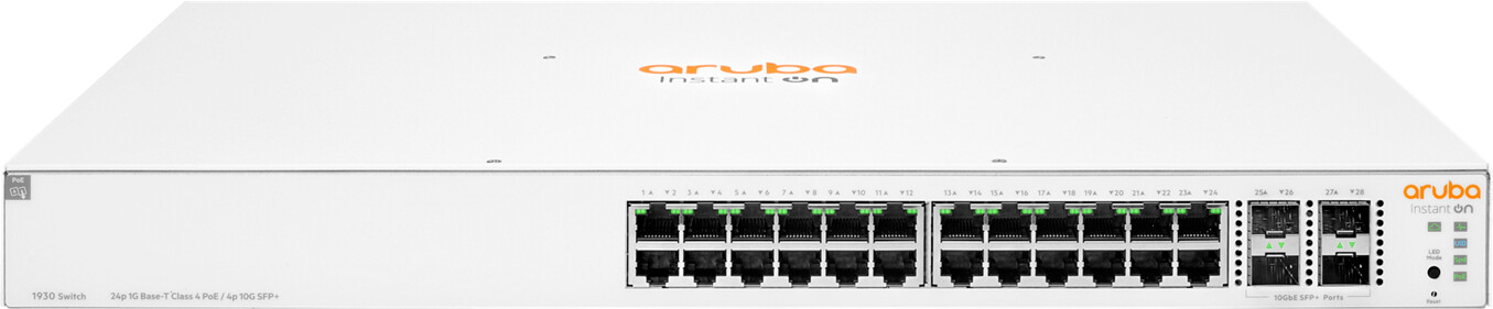 HPE Aruba Instant On 1930 24G PoE 4SFP/SFP+ 370W (JL684B)