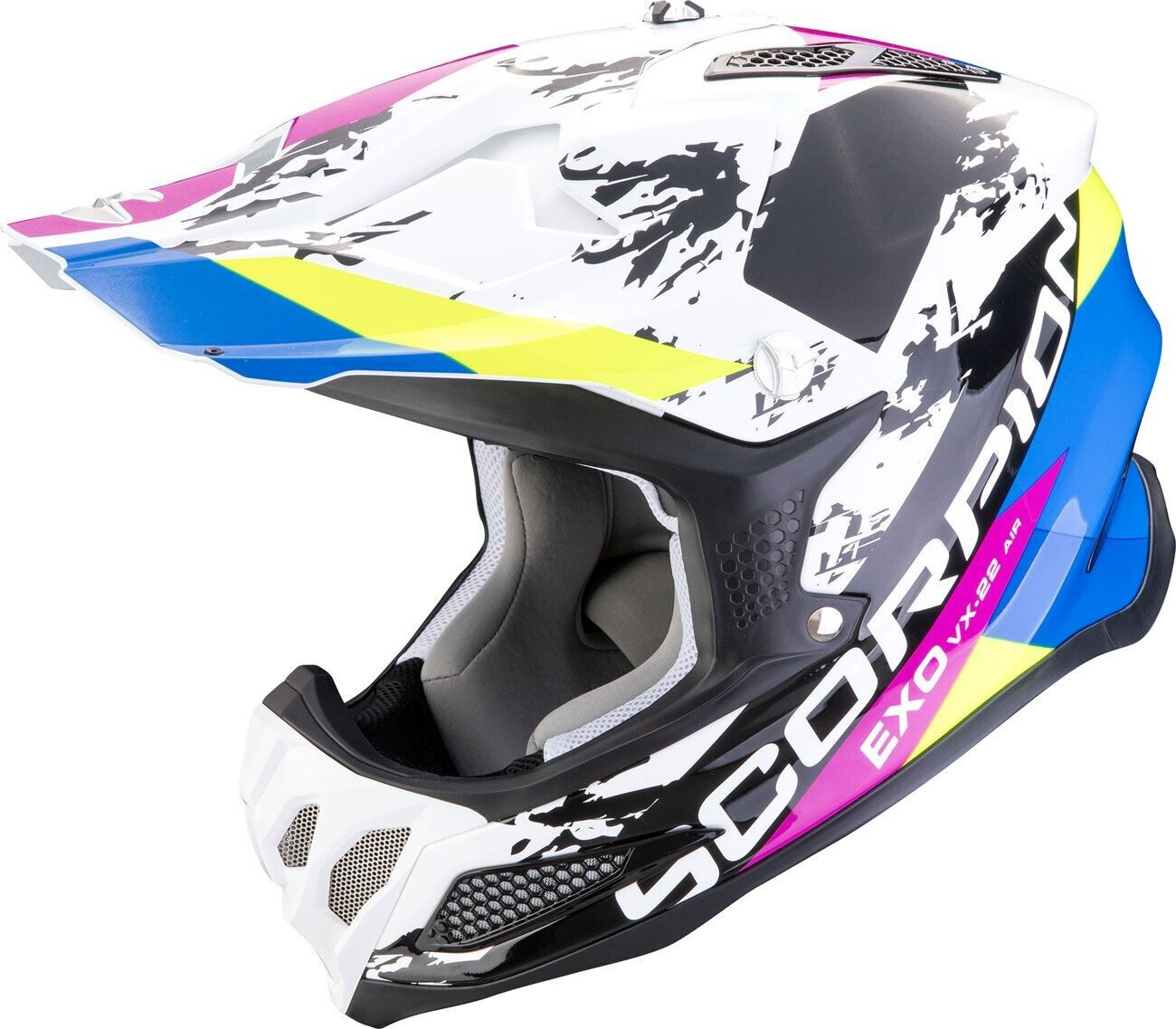 Scorpion VX-22 Air CX noir/blanc/bleu