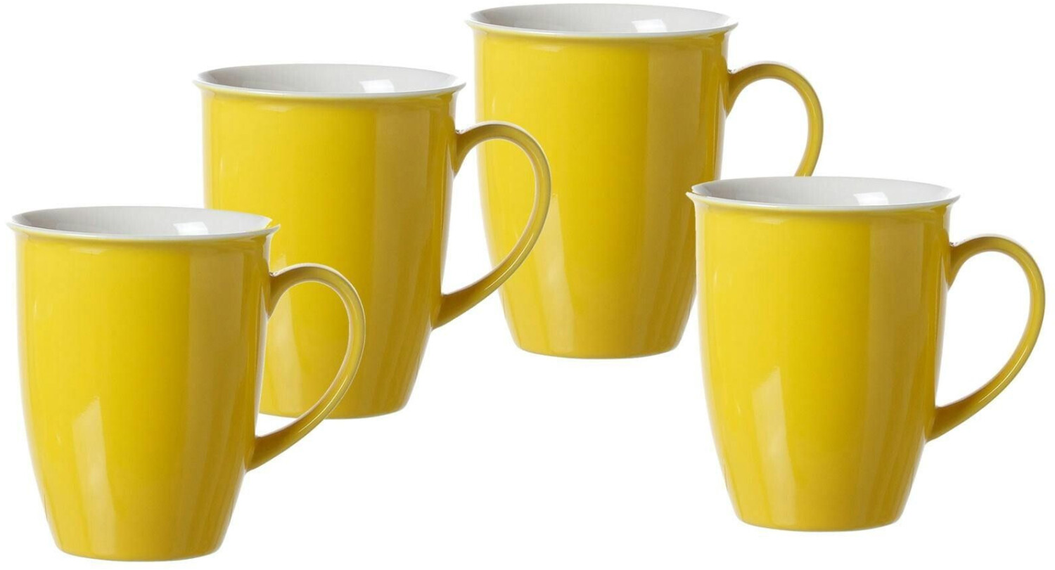 Ritzenhoff & Breker Coffee mug Doppio 320 ml yellow (Set of 4) 049664