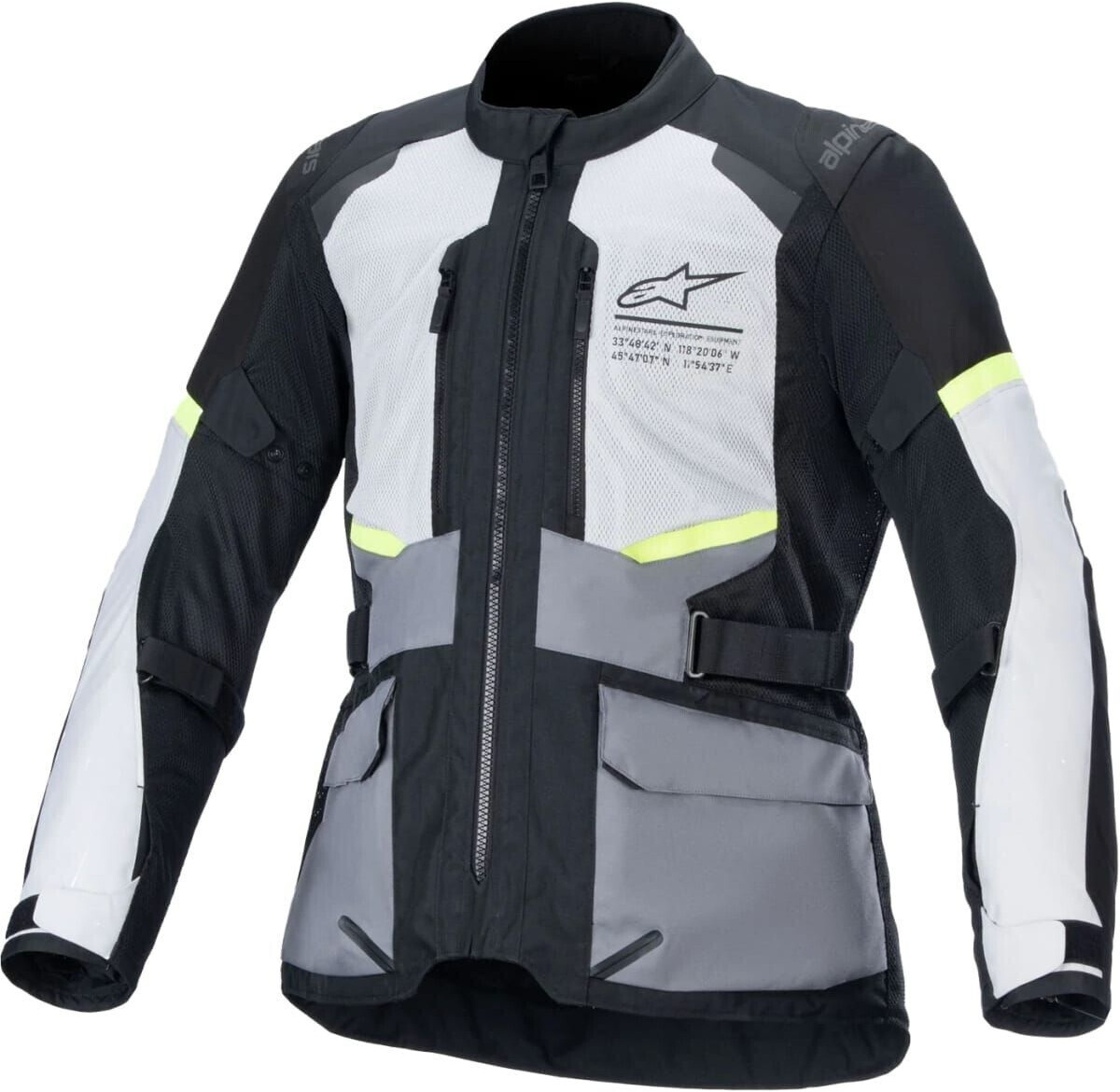 Alpinestars Blouson Andes Air Drystar gris/noir/jaune