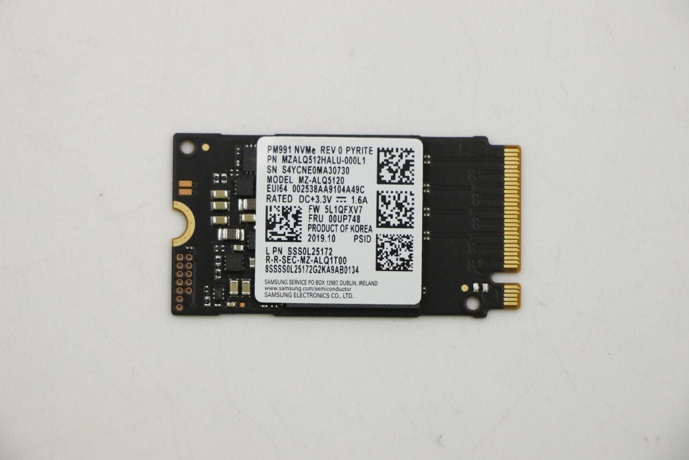 Lenovo NVMe 512GB M.2 2242 (00UP748) ab 143,55 € | Preisvergleich 