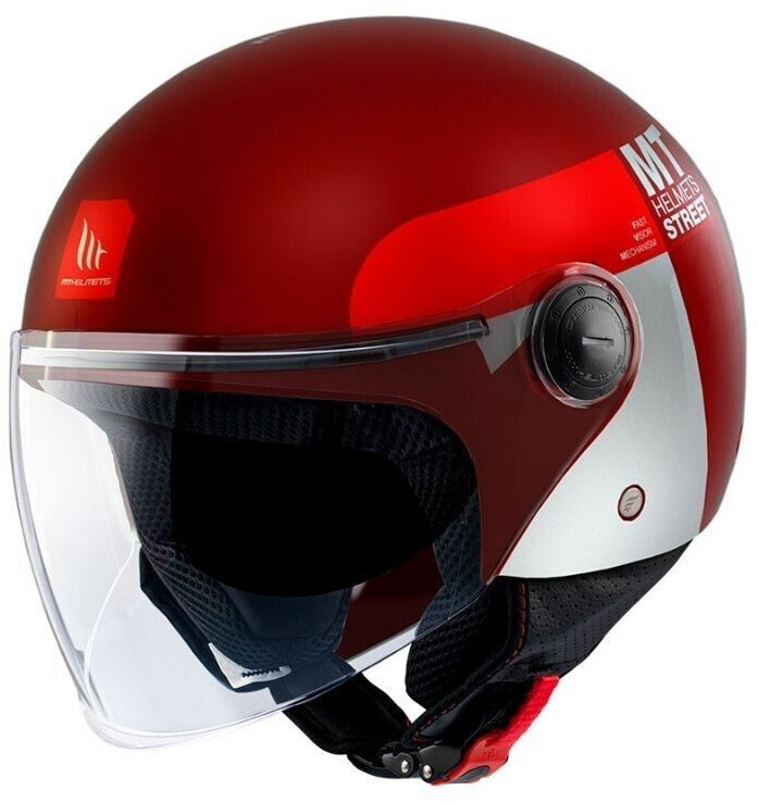 MT Helmets Street S Inboard C5 mat rouge